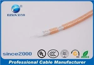 כבל קואקסיאלי בטמפרטורה גבוהה 95ohm RG180 ELESUN במפעל באיכות טובה